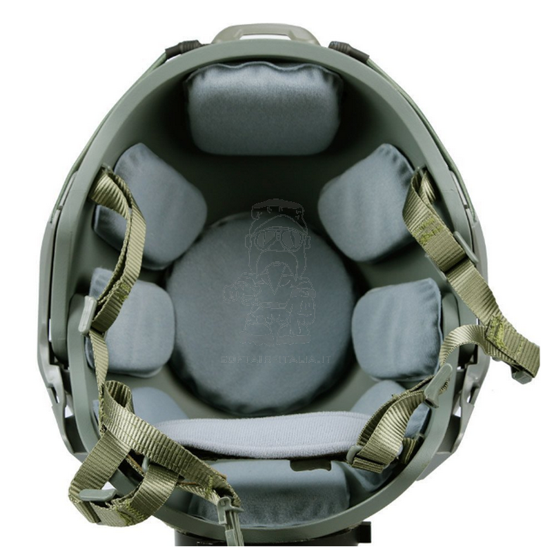 Helmet Elmetto OD Green Air Flow Fast Type by Delta Armory