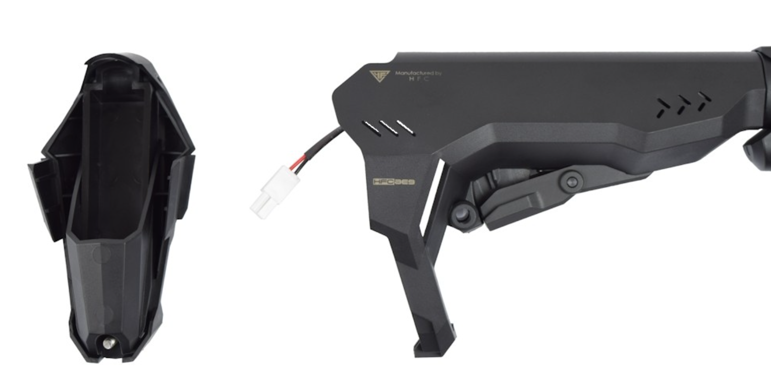HFC M4 AE9 Degree Retractable Stock w. Battery Space by HFC