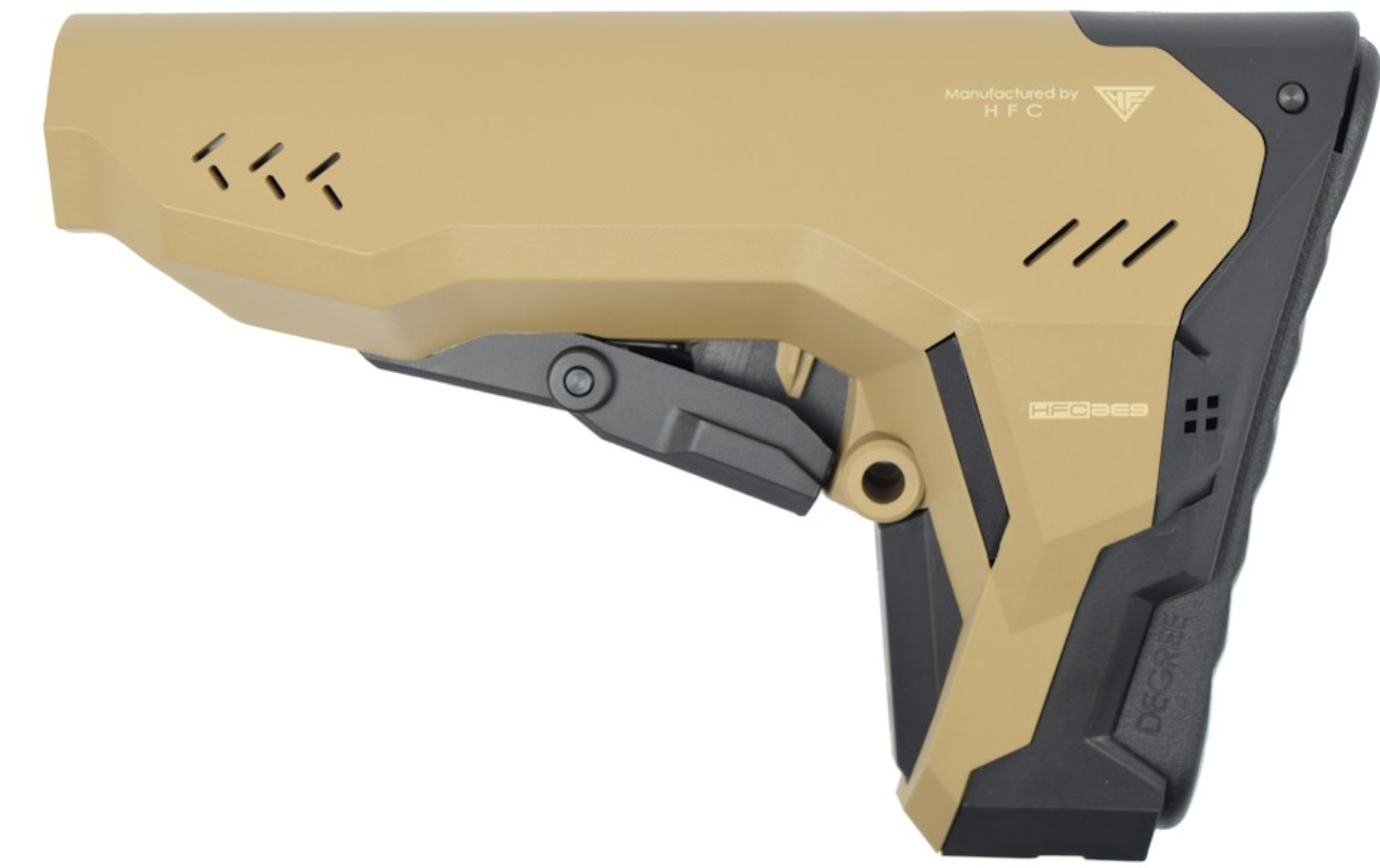HFC M4 Mod. 203 Degree Retractable Stock DE Dark Earth Desert Tan Calcio Retrattile by HFC