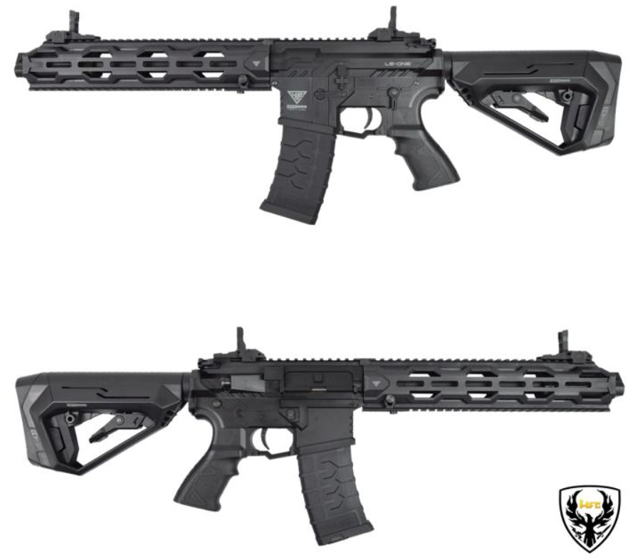 HFC M4 Tactical Mod.202 ATS Stock BK Black AEG by HFC
