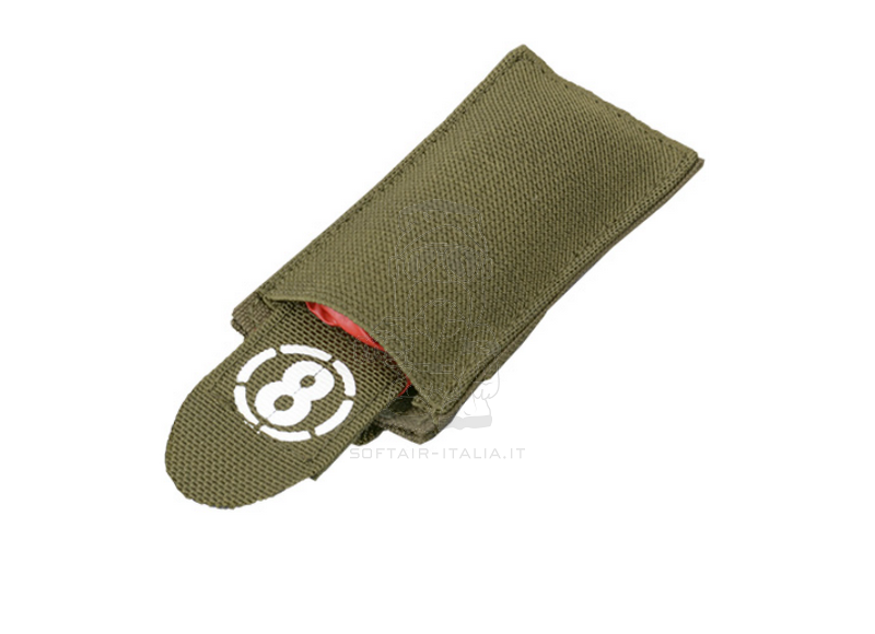 Hitmarker Dead Red Rag Pouch OD Tasca Colpito Verde OD by 8Fields