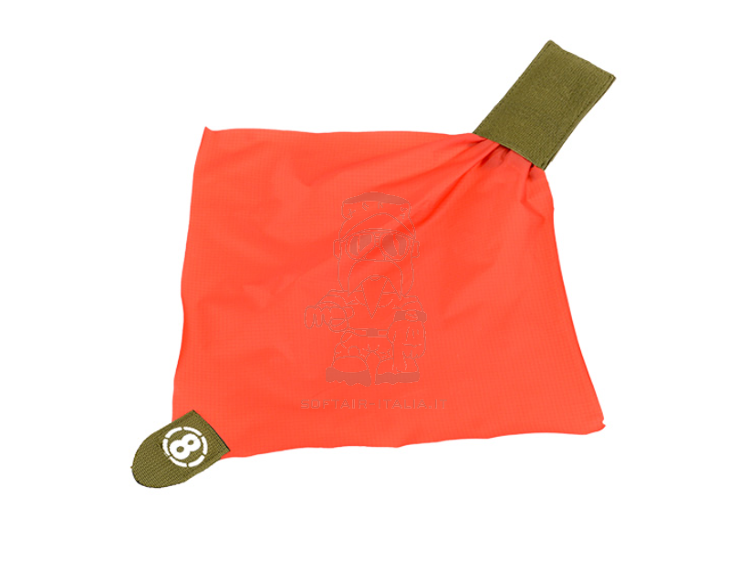 Hitmarker Dead Red Rag Pouch OD Tasca Colpito Verde OD by 8Fields