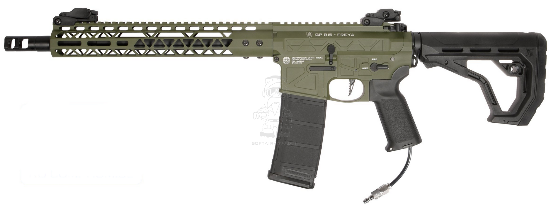 HPA Delta Armory Gate Pulsar Double Solenoid TITAN II Bluetooth® Expert FREYA R15 Skeleton OD 13" by Delta Armory