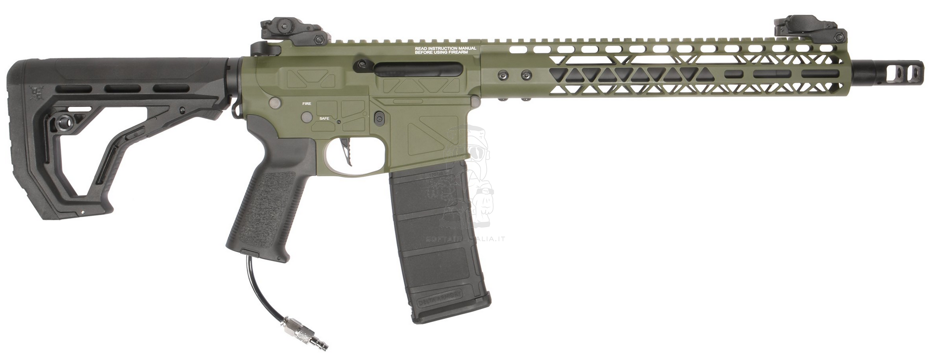 HPA Delta Armory Gate Pulsar Double Solenoid TITAN II Bluetooth® Expert FREYA R15 Skeleton OD 13" by Delta Armory