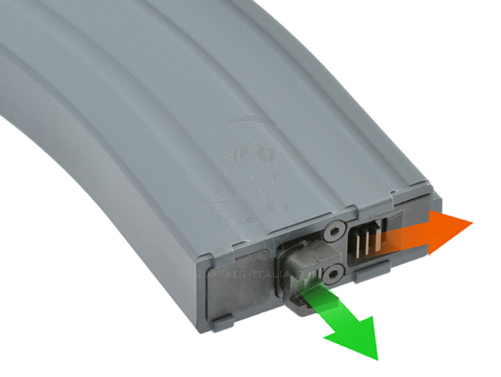 HPA & Gas M4 - AR15 Stanag 30bb Magazine Caricatore by Cyma