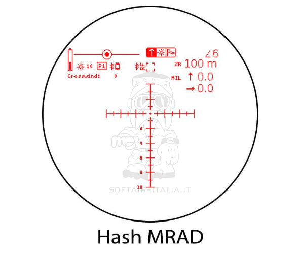 HYPR-7 Rifle Scope Hybrid Precision 7 x 50 Riflescope Ottica by Element Optics