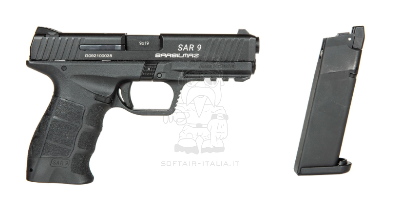 ICS SARSILMAZ SAR 9.II GBB Gas Blow Back Airsoft Pistol by ICS