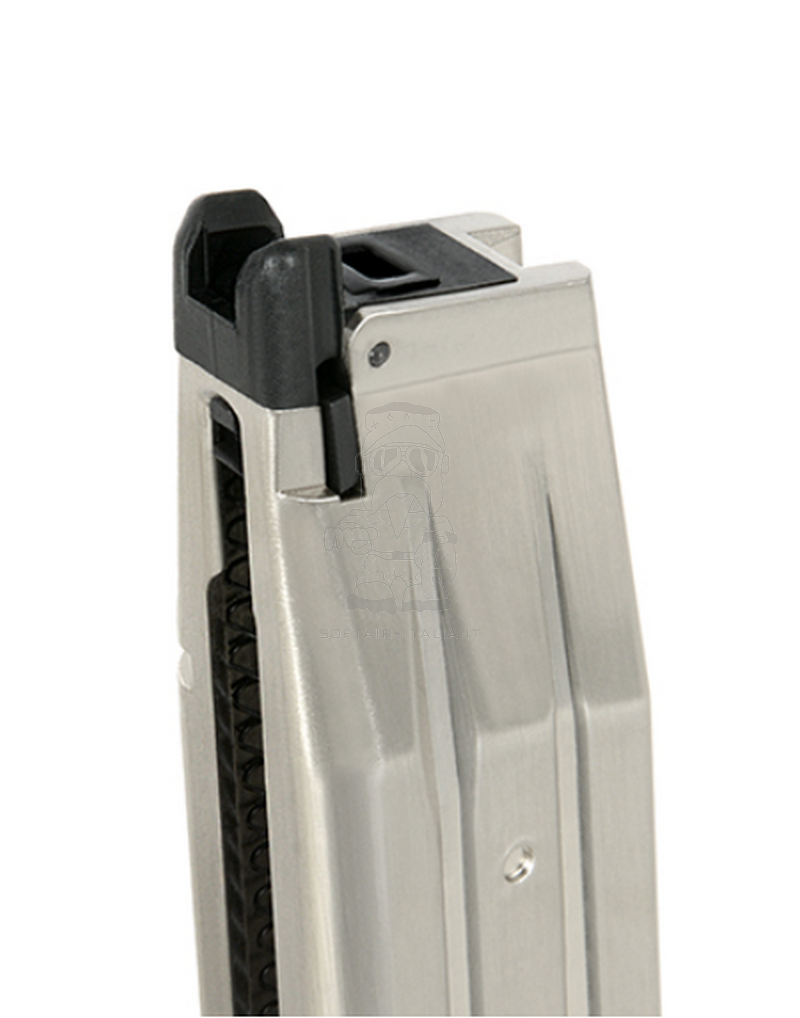 John Wick - Sand & Pit Viper Hi-Capa 44bb Silver - Chrome Long Magazine by Jag Arms