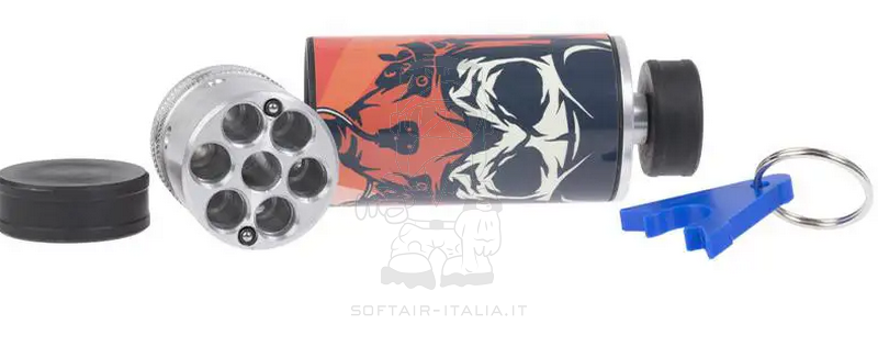 KAMIKAZE XL Orange Grenade 9mm. Blank Fire Granata a Salve Arancione by Saigo Defense