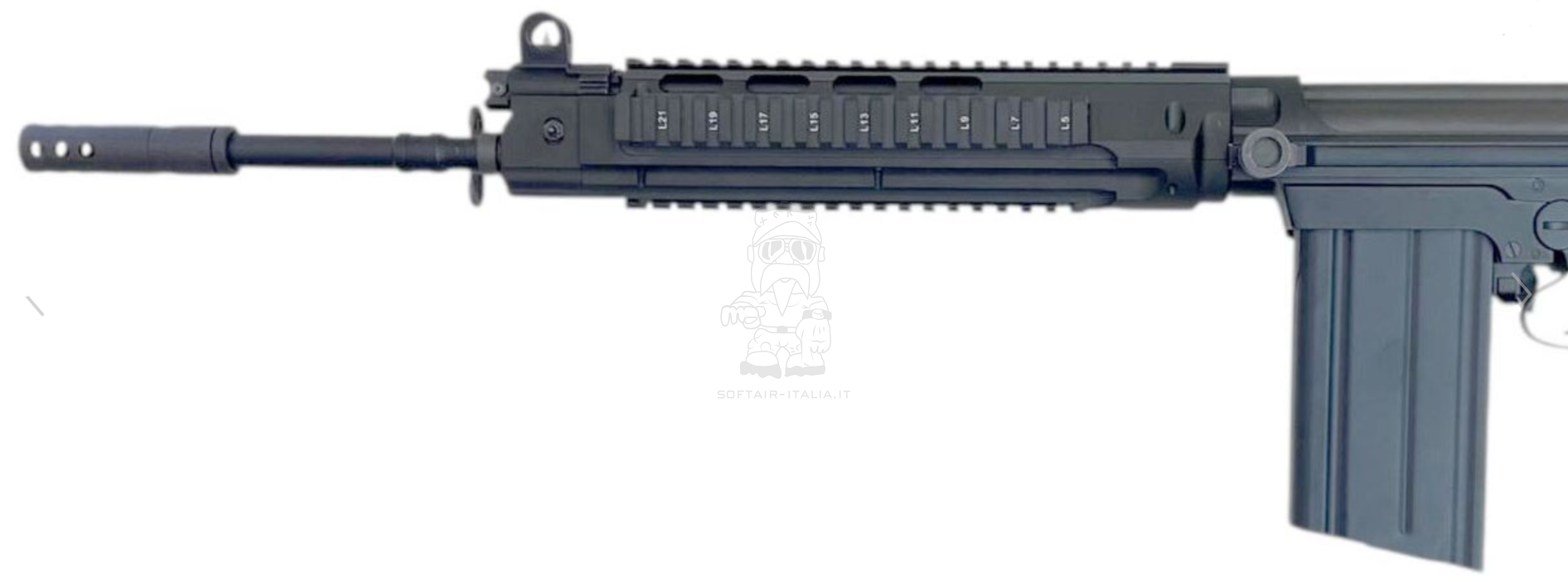 King Arms FAL AEG 220mm. RIS - RAS Quad Rail by King Arms