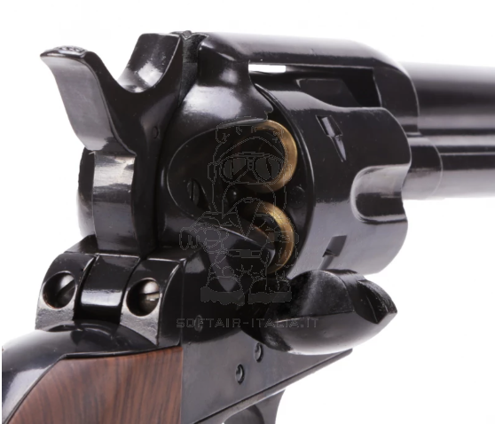 King Arms Peacemaker SAA .45 Revolver L 11inch Electro Plating BK Gas Action Gen 2 by King Arms