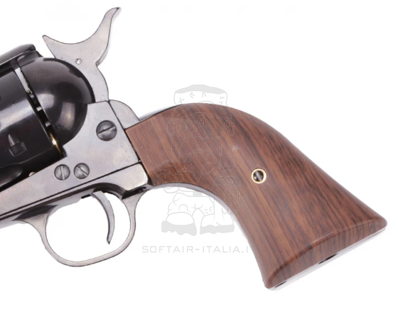 King Arms Peacemaker SAA .45 Revolver L 11inch Electro Plating BK Gas Action Gen 2 by King Arms