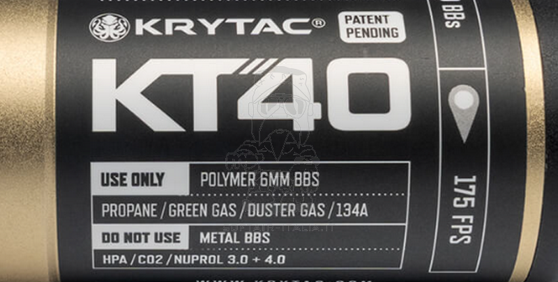 Krytac KT40 40mm. Gas Grenade Airsoft Shell 150bb by Krytac
