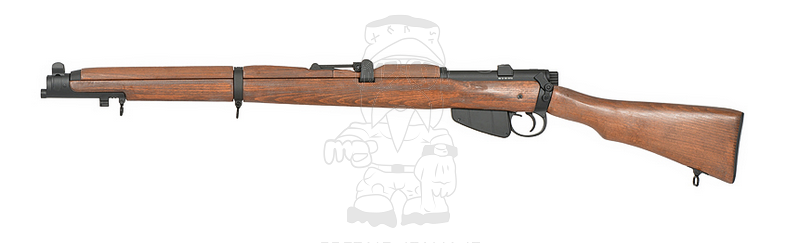 Lee Enfield SMLE NO.1 MK III Full Wood & Metal 6 Shells Ejecting Spring Bolt Action Rifle by Double Bell