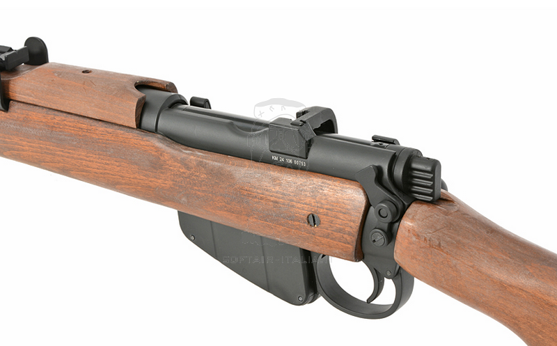 Lee Enfield SMLE NO.1 MK III Full Wood & Metal 6 Shells Ejecting Spring Bolt Action Rifle by Double Bell