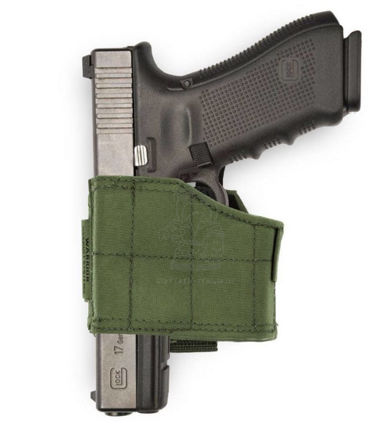 Left Handed Universal Pistol Holster OD Fondina Mancina Universale by Warriors Assault System