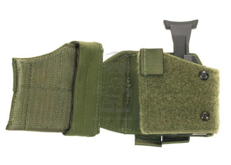 Left Handed Universal Pistol Holster OD Fondina Mancina Universale by Warriors Assault System