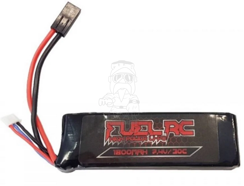 Li-Po Battery Batteria 7.4v 1800mAh 30c 104 x 32 x 10mm. by Fuel