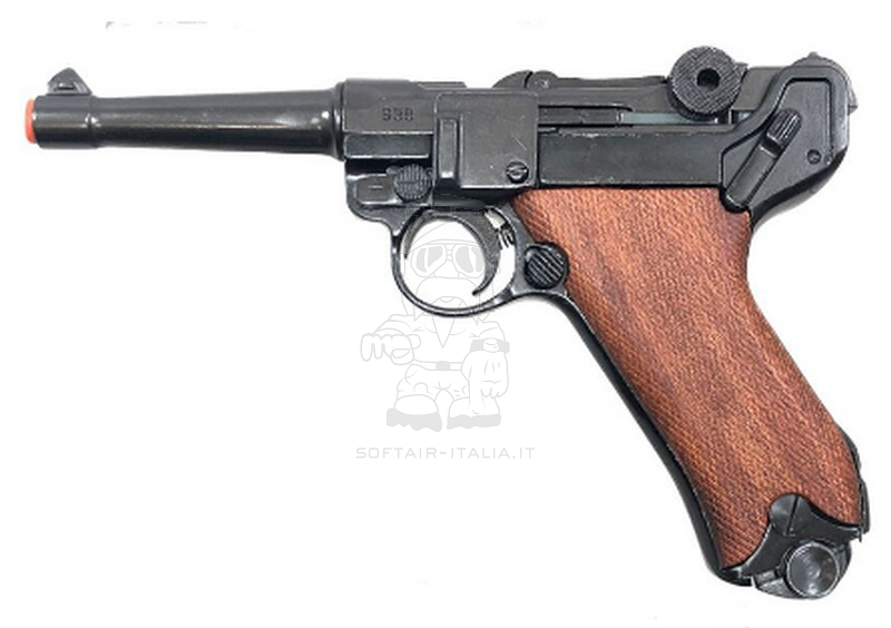 Luger P08 Parabellum 1898 Wood Grips Guancette in Legno by Denix