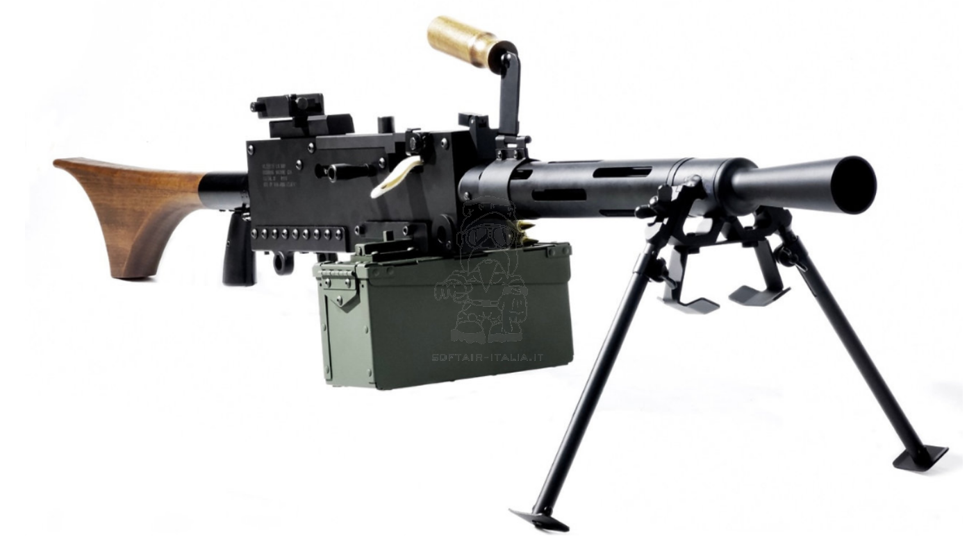 M1919 A6 MMG Medium Machine Gun Full Wood & Metal AEG by Viva Arms