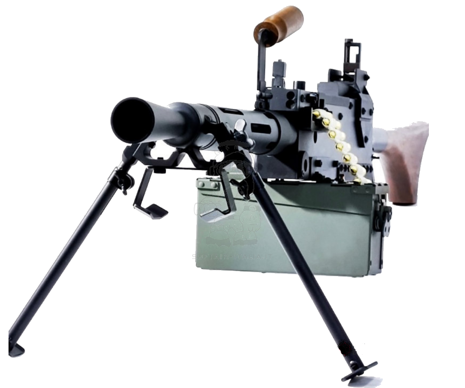 M1919 A6 MMG Medium Machine Gun Full Wood & Metal AEG by Viva Arms