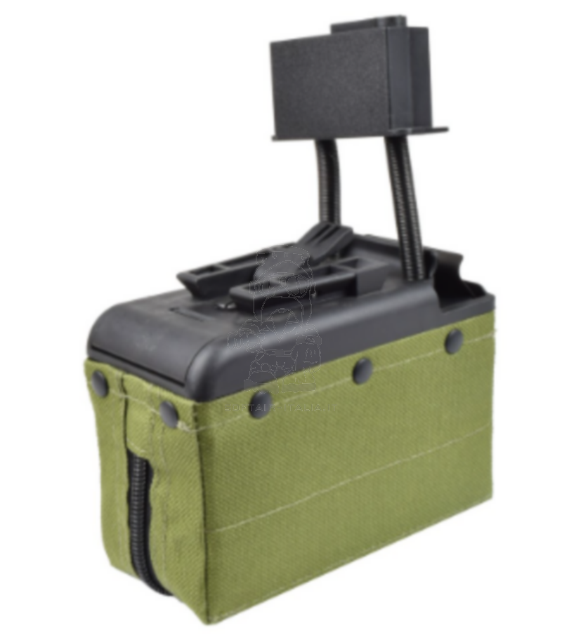 M249 OD 2000bb Electric Magazine Caricatore Sound Control by A&K