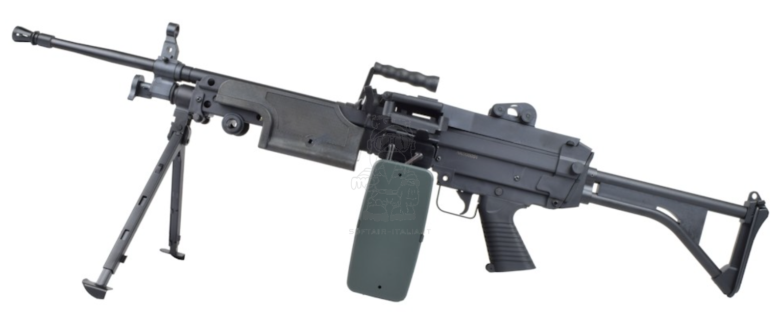 M249 SAW MK1 Minimi Tank Airsoft AEG Machine Gun by A&K