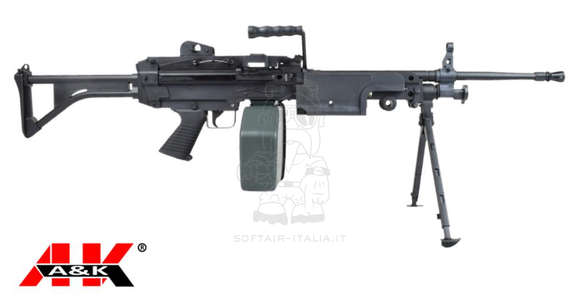 M249 SAW MK1 Minimi Tank Airsoft AEG Machine Gun by A&K