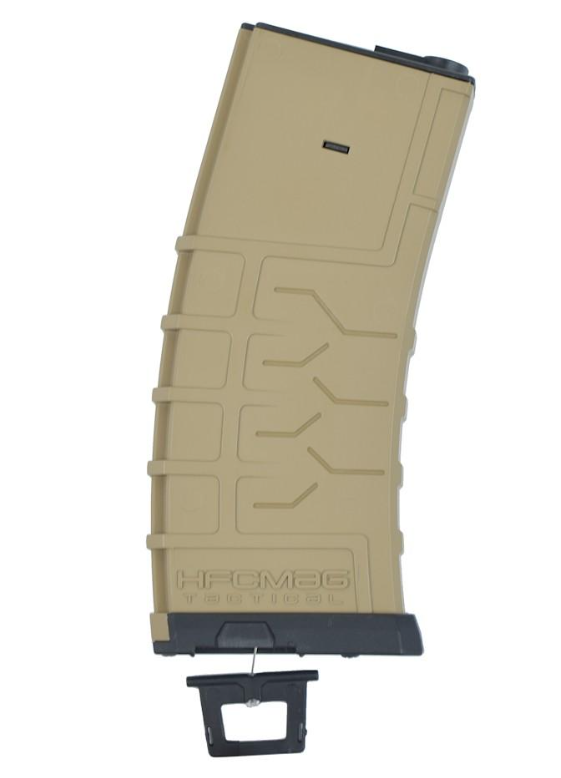 M4 - AR15 - M16 cal.5,56 & Similar 300bb DE Dark Earth Desert Tan Flash Polymer Magazine Caricatore by HFC