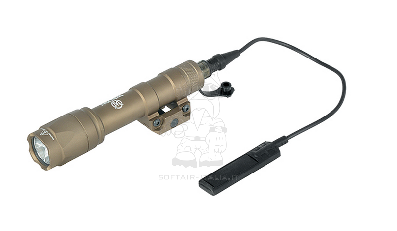 M600C Mini Scout Light Single Pressure Pad Tan - Bronze Version Torcia 500 Lumen by WDSN