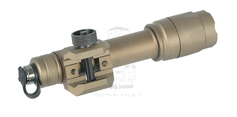 M600C Mini Scout Light Single Pressure Pad Tan - Bronze Version Torcia 500 Lumen by WDSN