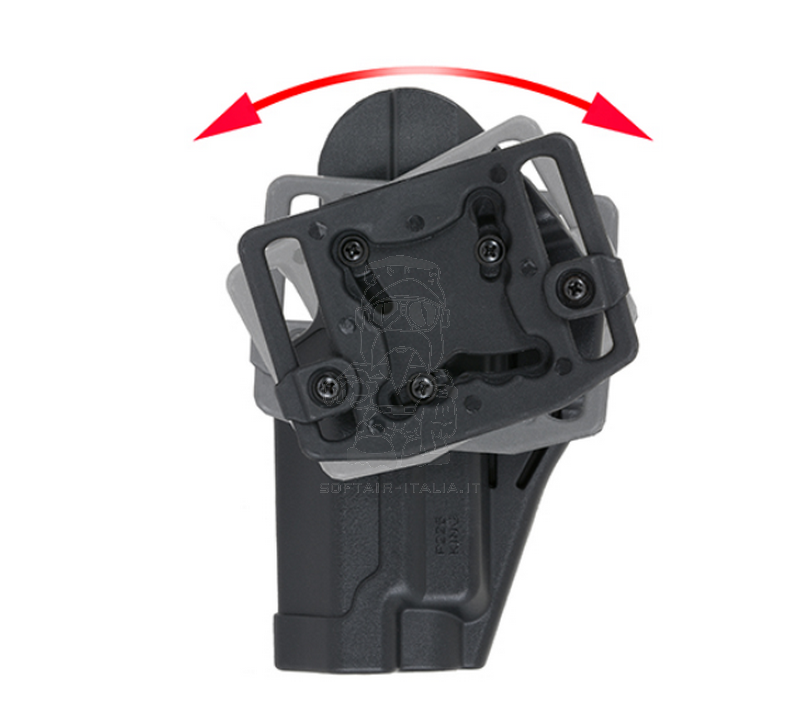 M9 - M92 & Similars QD Quick Draw Holster w. Locking Mechanism Fondina con Blocco Arma - Replica e Sgancio Rapido