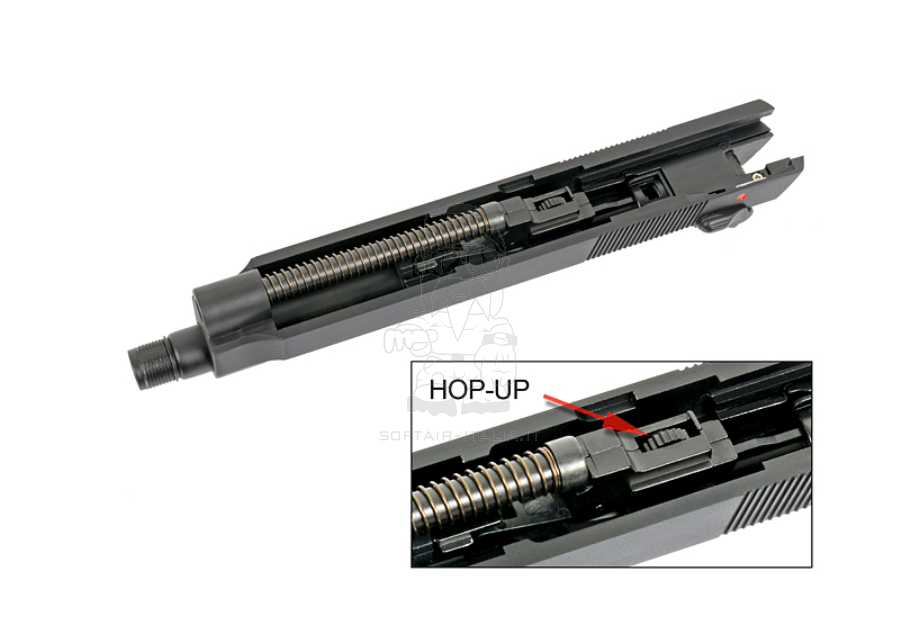 M9A3 Type SR9A3 Co2 Gas BlowBack Full Metal Airsoft Pistol by SRC