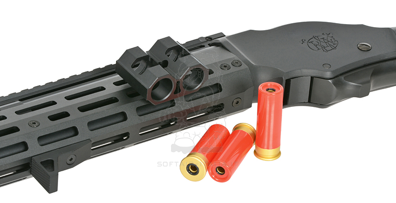 Mare's Leg Winchester Type Gas 1 Joule Lever Action Shotgun Full Wood & Metal by Golden Eagle