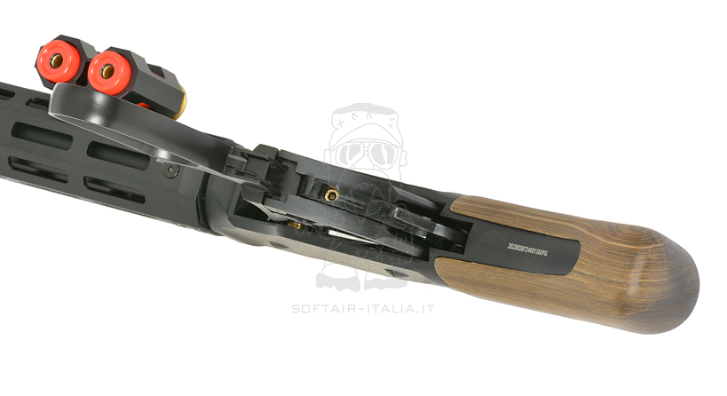 Mare's Leg Winchester Type Gas 1 Joule Lever Action Shotgun Full Wood & Metal by Golden Eagle