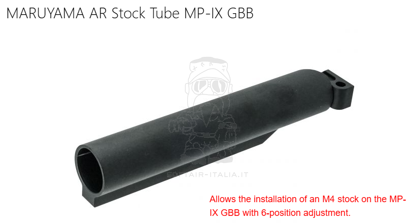Maruyama M4 - AR15 MP-IX GBB Stock Tube by Maruyama