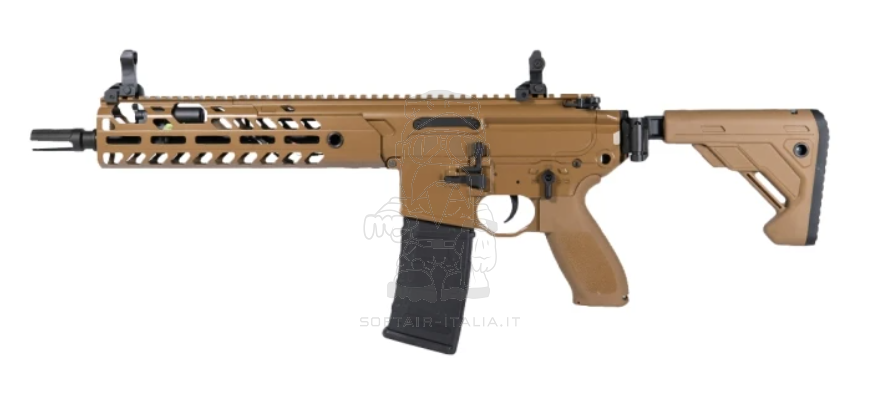 MCX Virtus Sig Sauer E-Shooter Kestrel ETU Basic V2 FDE Flat Dark Earth Version AEG 1:1 Scale Replica by E&C