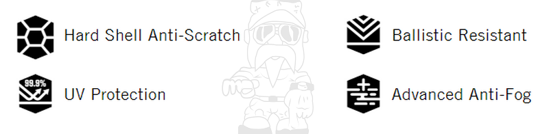 Mechanix Tactical Ballistic MIL-SPEC Googles Type-X Occhiali Balisitici by Mechanix