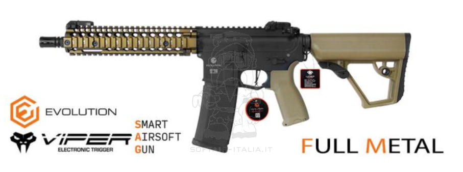 MK18 Mod. 1 BB Viper Recon 3.0 ETS Electronic Trigger System Bronze - Tan - BK Version by Evolution Airsoft