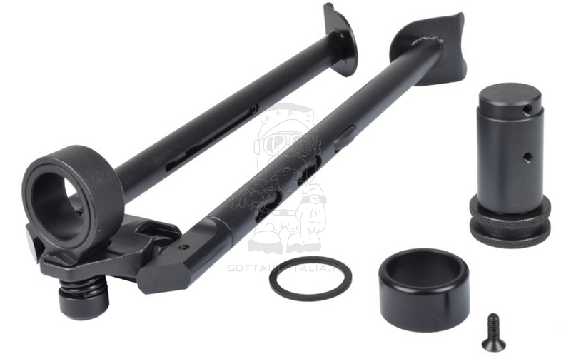 MK46 - MK48 Original Extendable & Foldable Bipod Bipiede Estensibile e Pieghevole Replica by BattleAxe