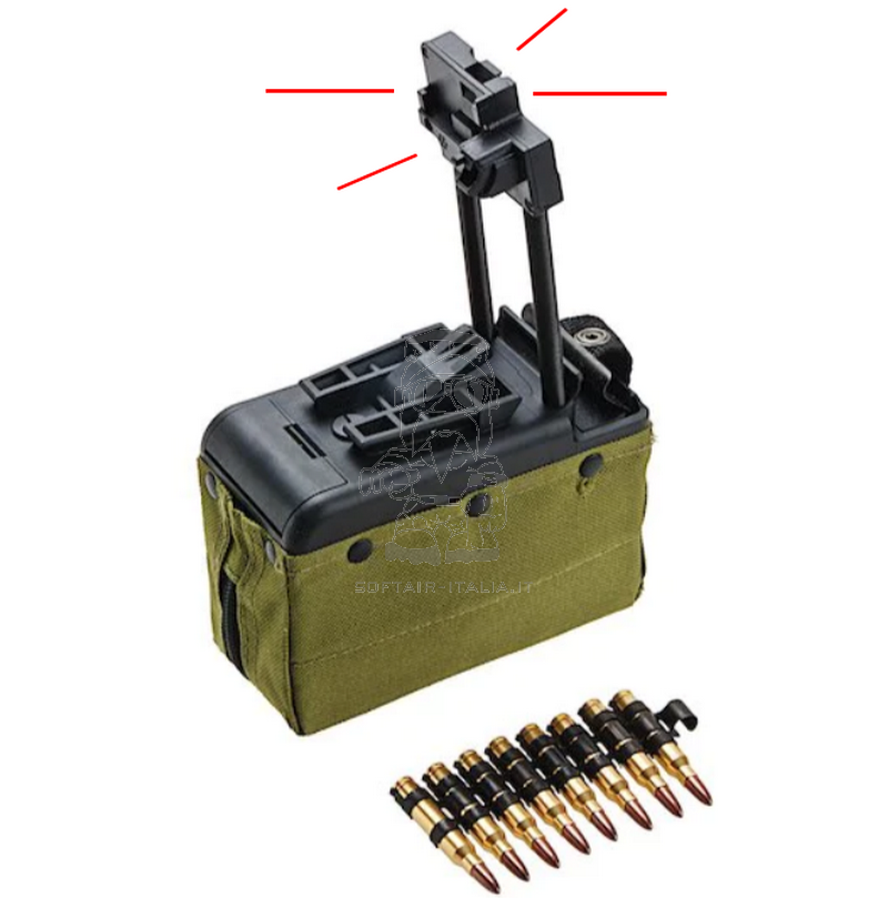 A&K Battle Worn EVO MK46 Mod0 Sopmod Dark Earth Desert Tan by A&K