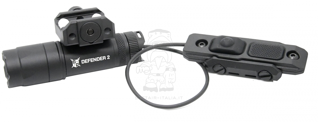 MLOK & RIS Rail Tactical Flash Light DEFENDER 2 Stribog Official Accessories by Delta Armory