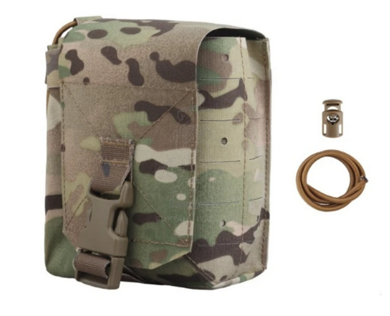 MOLLE MC Multicam Large Sub Pouch w. Radio Pocket by Wosport