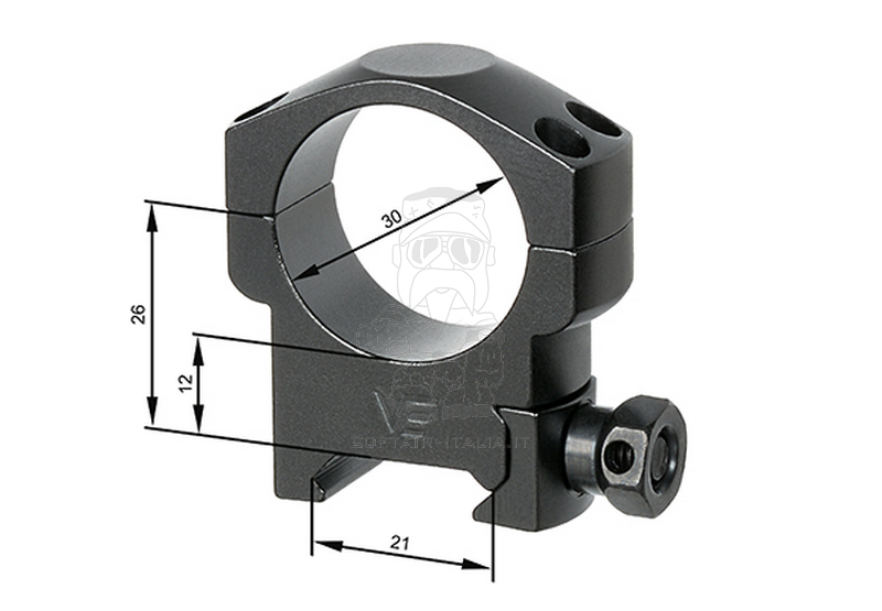Mounting Rings Anelli Ottica 30mm. by Vector Optics