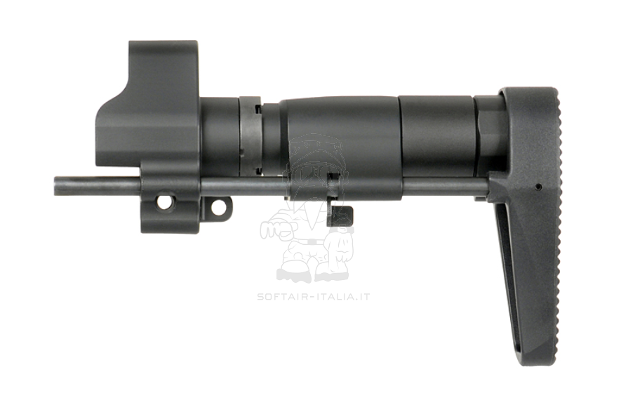 MP5 PDW Retractable Stock w. Battery Compartment Calcio Telescopico con Vano Batteria by Cyma
