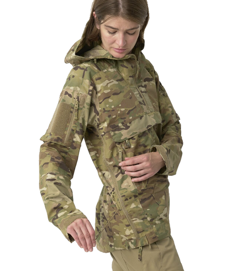 Multicam® Polycotton Ripstop Unisex Tracer Anorak Jacket by Helikon-Tex