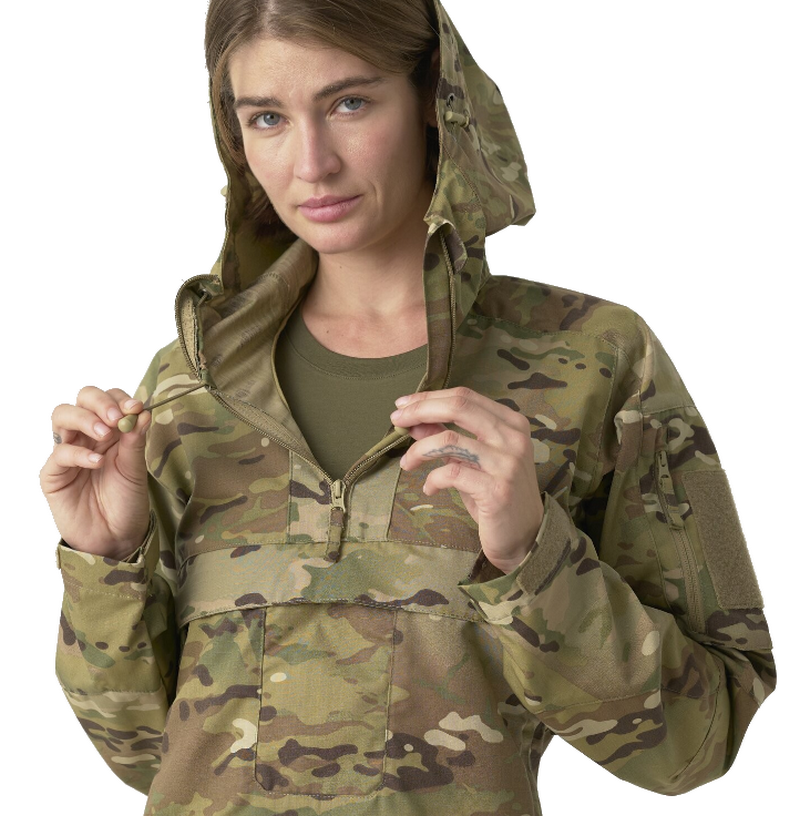 Multicam® Polycotton Ripstop Unisex Tracer Anorak Jacket by Helikon-Tex