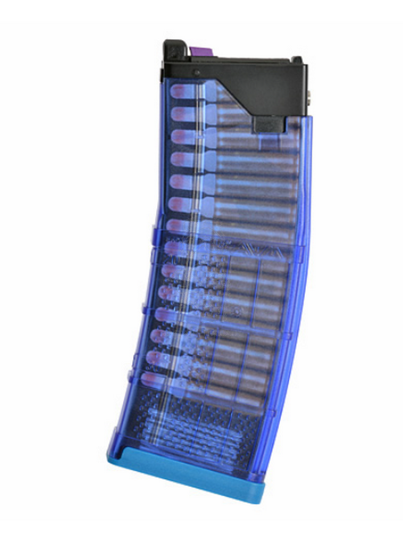 MWS GBB Tokyo Marui - CGS Cyma & Golden Eagle 5,56 L5 Blue Training 30bb Gas Magazine Lancer Tactical Licensed by Cyma