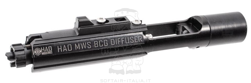MWS M4 GBBR Tokyo Marui & Similars X HAO - MWS Steel Bolt Assembly by Unicorn