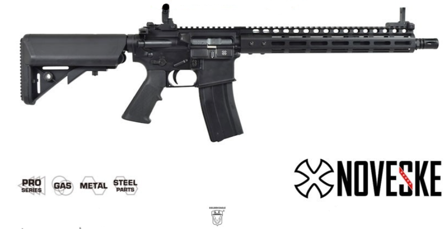NOVESKE N4 GBB 13" Gas Blow Back Full Metal Airsoft Rifle by Golden Eagle